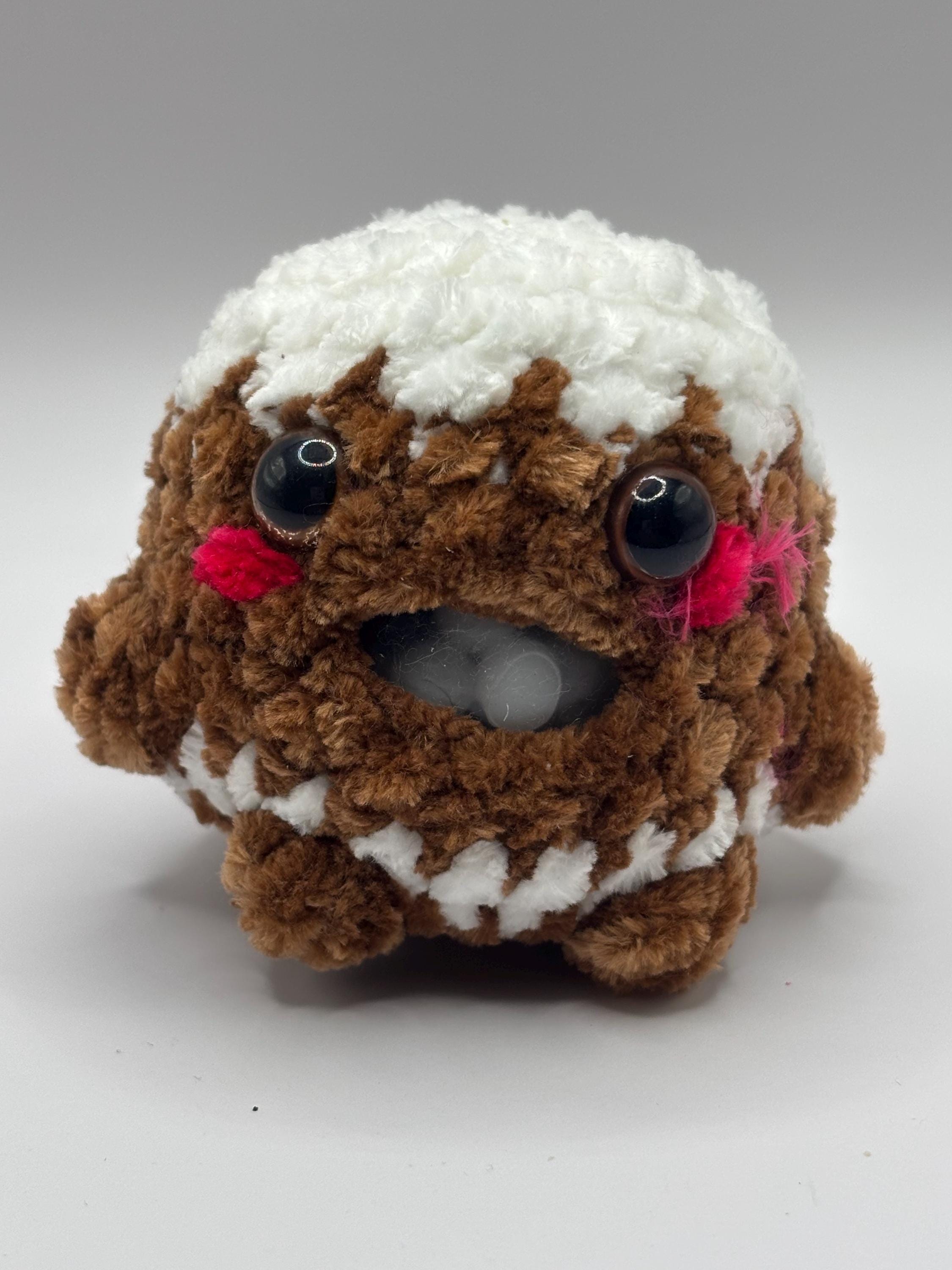 Handmade Crochet Amigurumi Stress Ball: Squishy Animal Toy