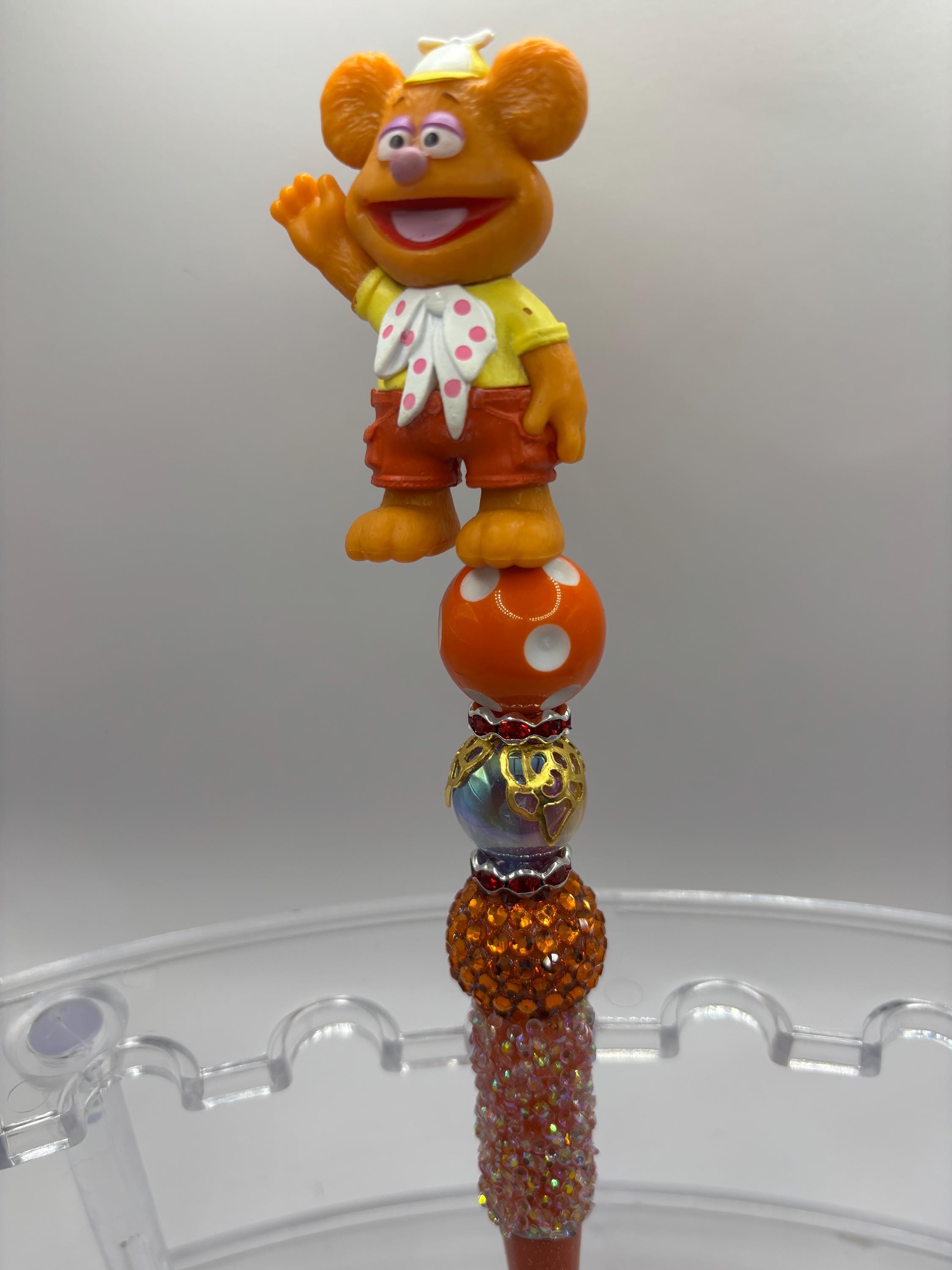 Muppet Babies Bling Pen – Handmade Rhinestone Bead, Extra Ink