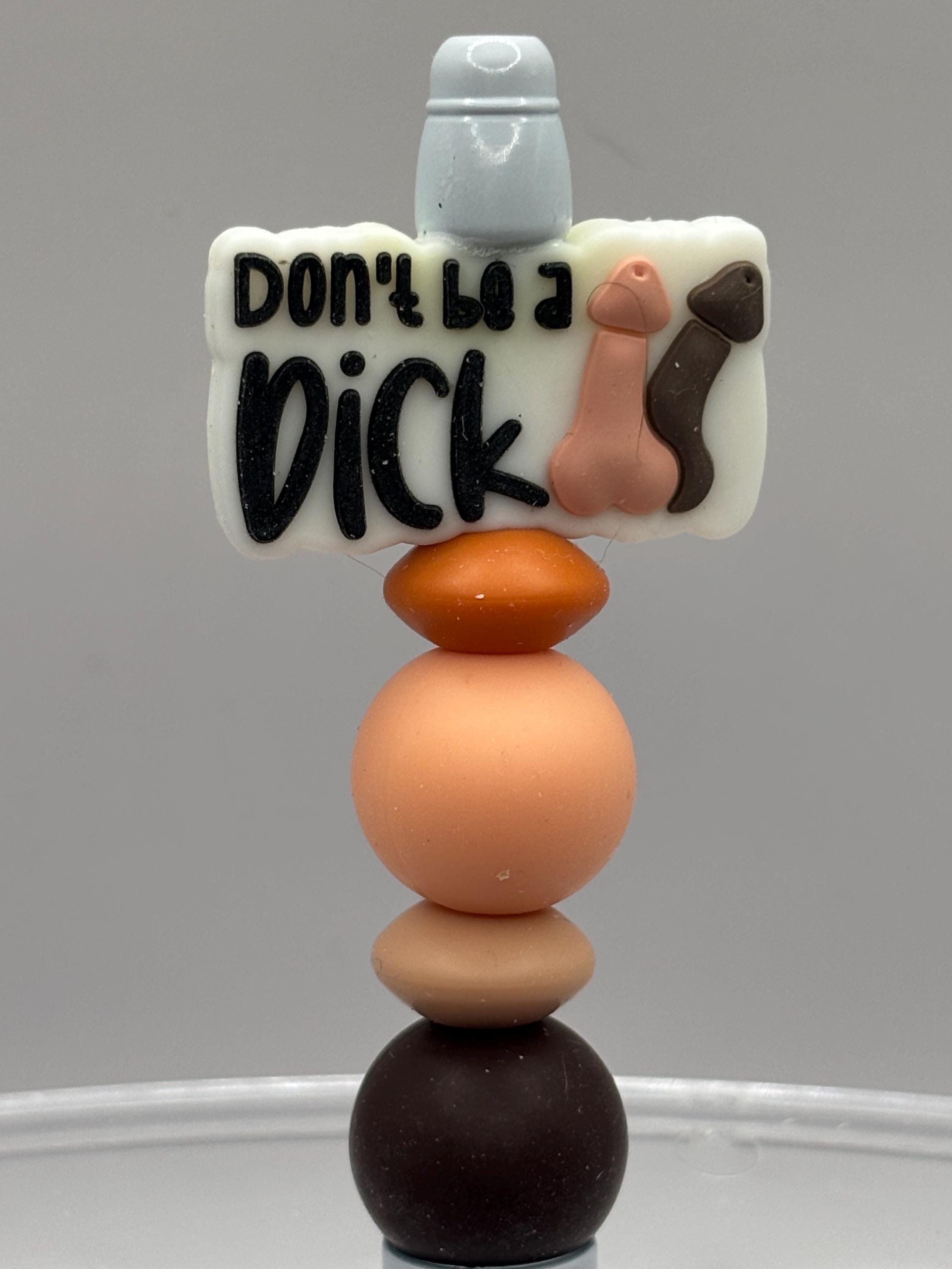 Adult Humor Beaded Pens | Funny Swear Word Pens | Profanity Desk Pens | Includes Extra Ink Refill