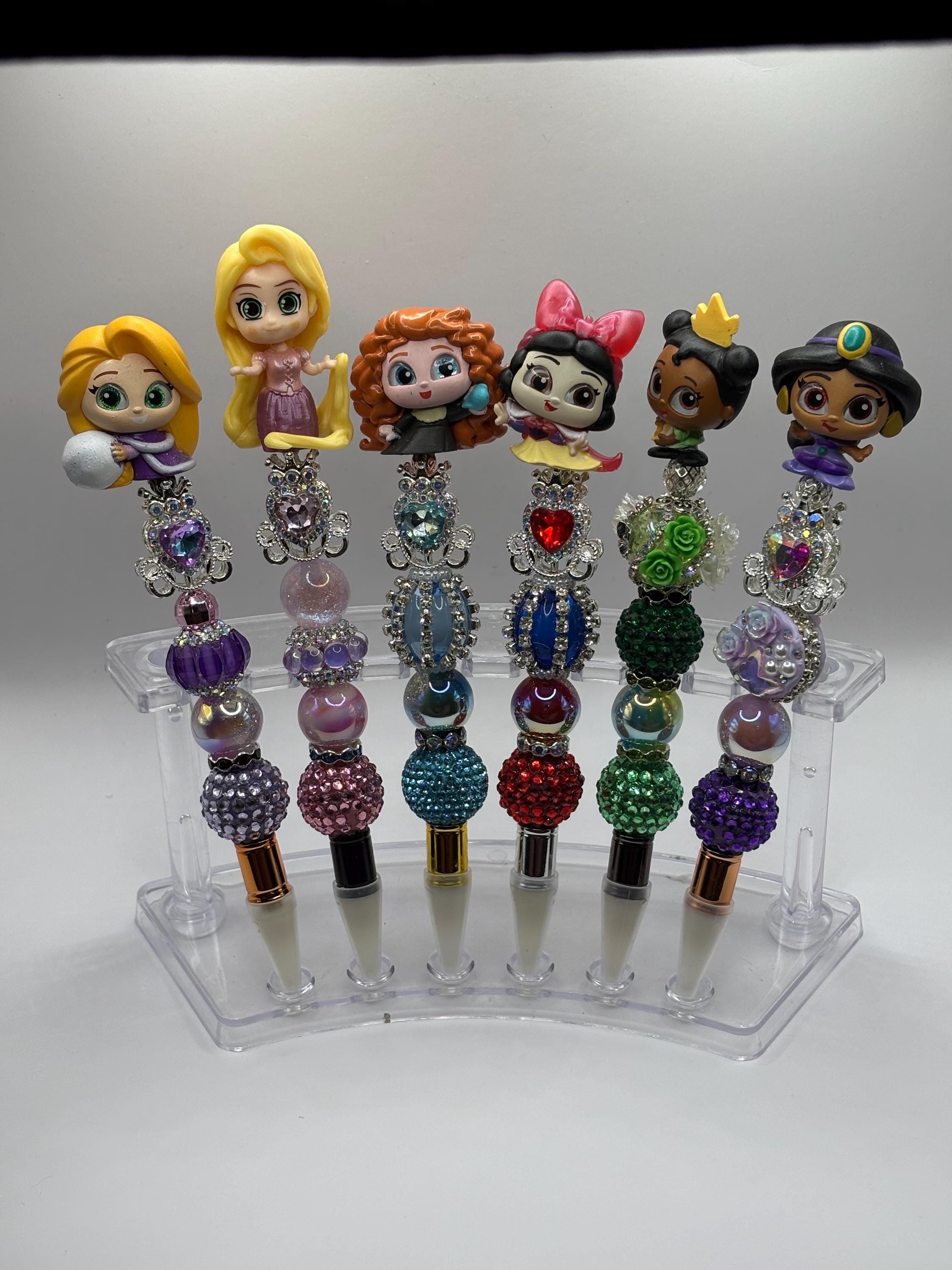 Princess Beaded Wax Pens | Diamond Painting Wax Pens | Handmade Rhinestone Stylus | Gift for Crafters
