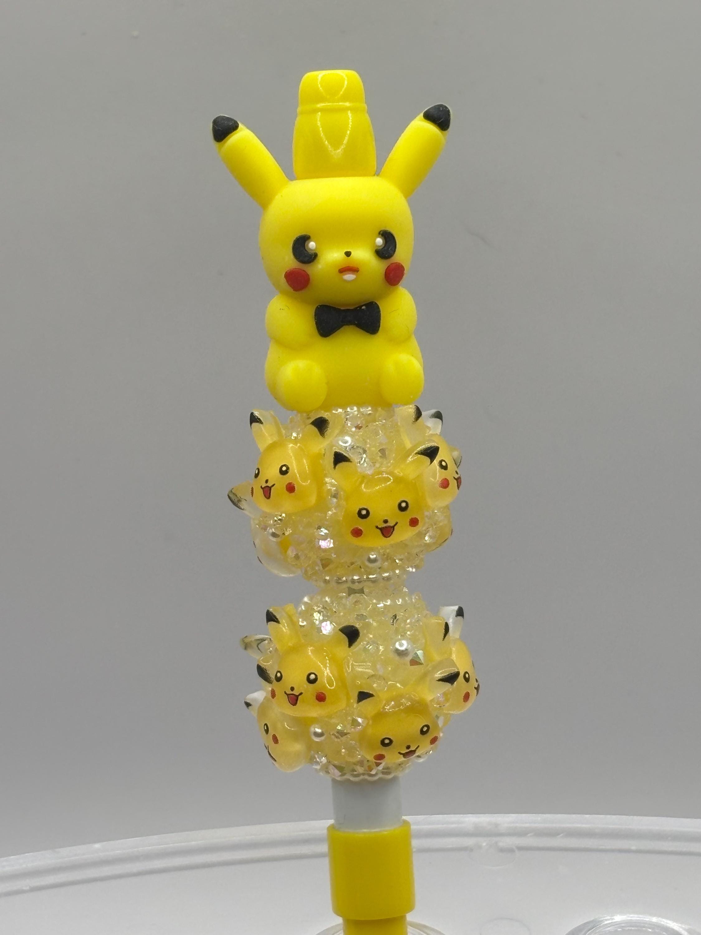 Cute Beaded Mechanical Pencils | Character Mechanical Pencils | Fun School Supplies | Kawaii Pencil | Gift for Kids Teens Teachers