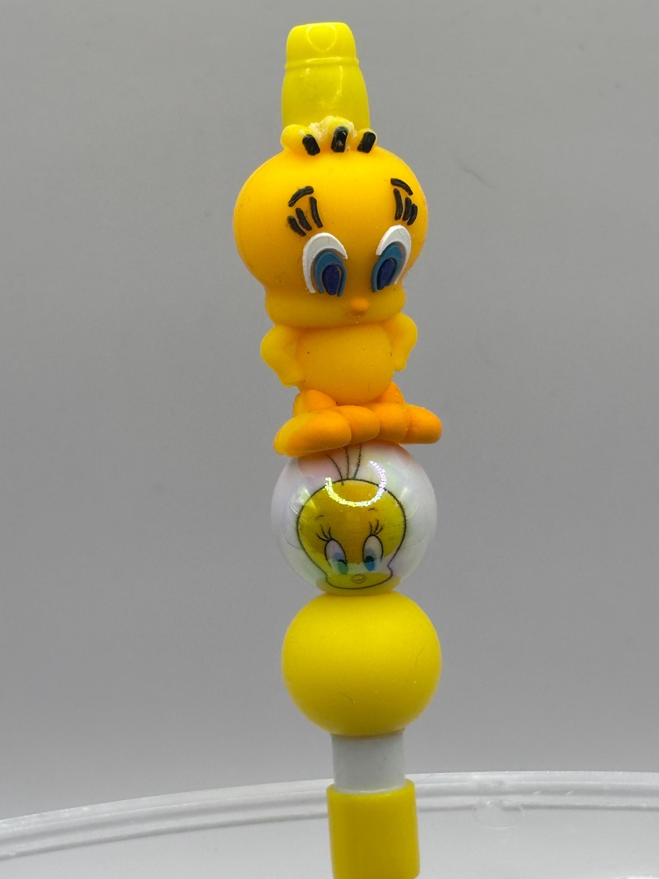 Cute Beaded Mechanical Pencils | Character Mechanical Pencils | Fun School Supplies | Kawaii Pencil | Gift for Kids Teens Teachers