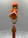 Rainbow Brite-Inspired Beaded Character Pens | Handmade Collectible Pens | Includes Extra Ink Refill