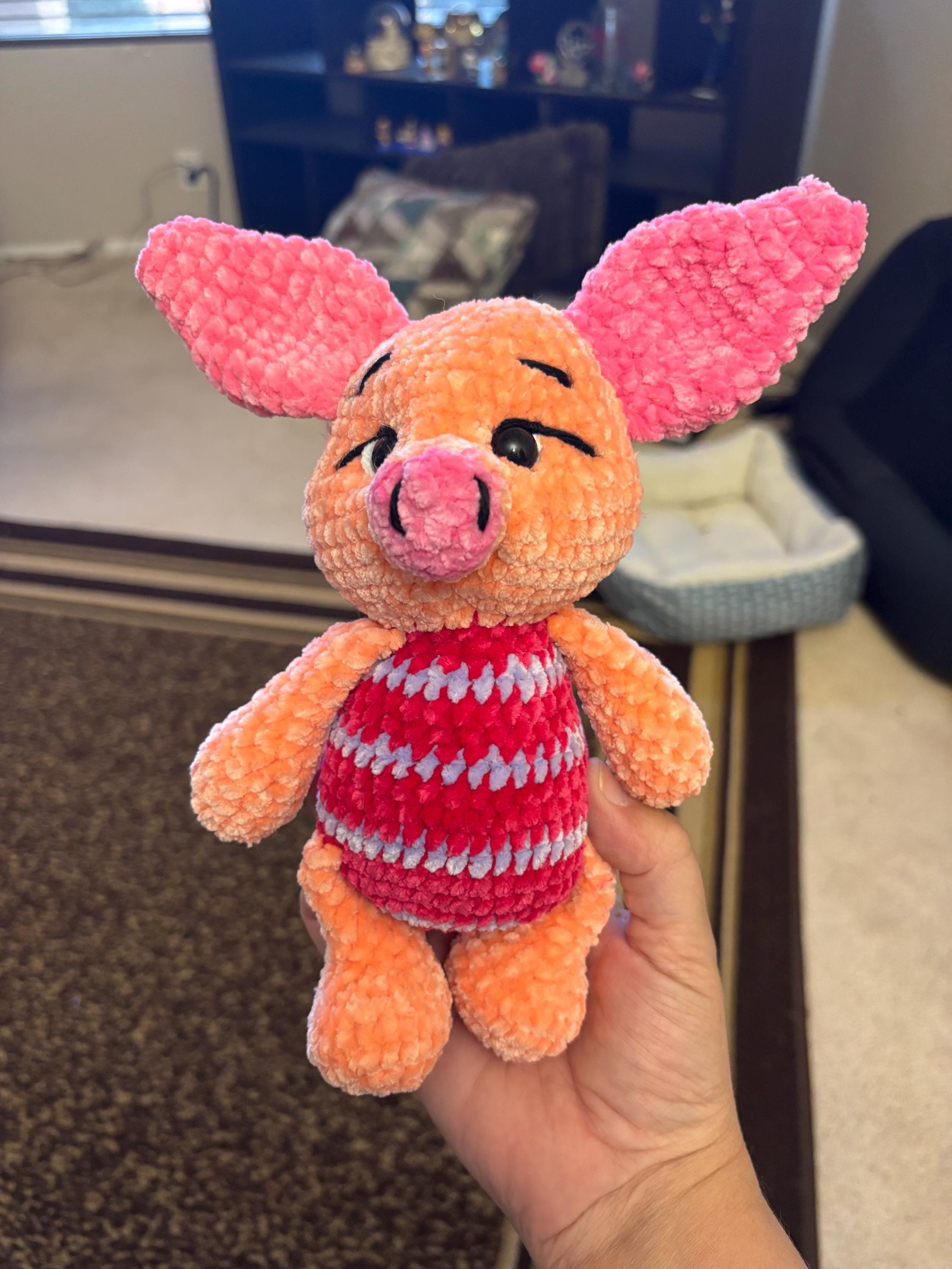Chenille Crochet Plush Toy | Handmade Amigurumi Animal