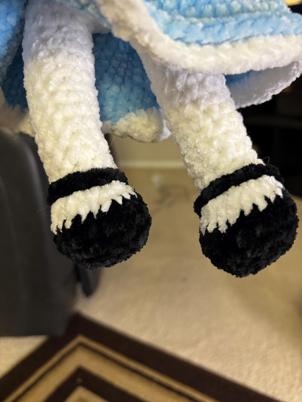 Handmade Chenille Alice in Wonderland Crochet Doll – Storybook Nursery Plush