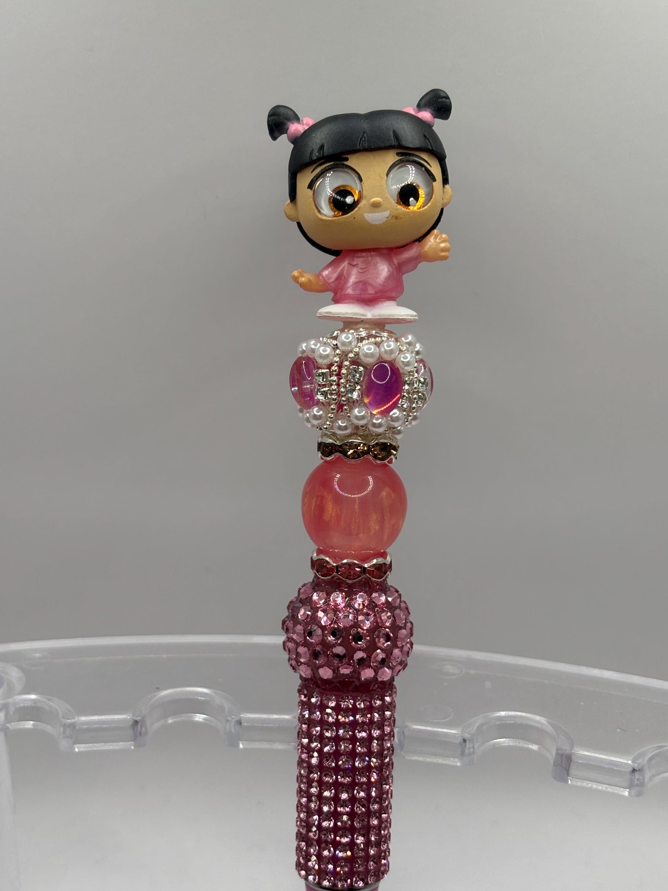 Beaded Character Pens | Rhinestone Desk Accessories | For Teacher Student