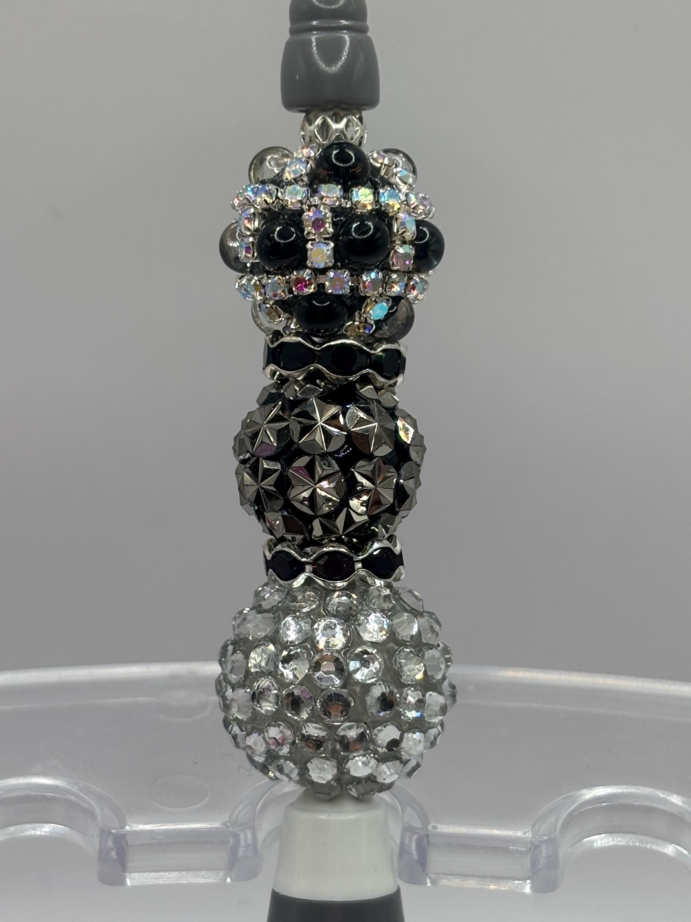 Handmade Beaded Box Cutter | Rhinestone Utility Knife | Glam Craft Tool