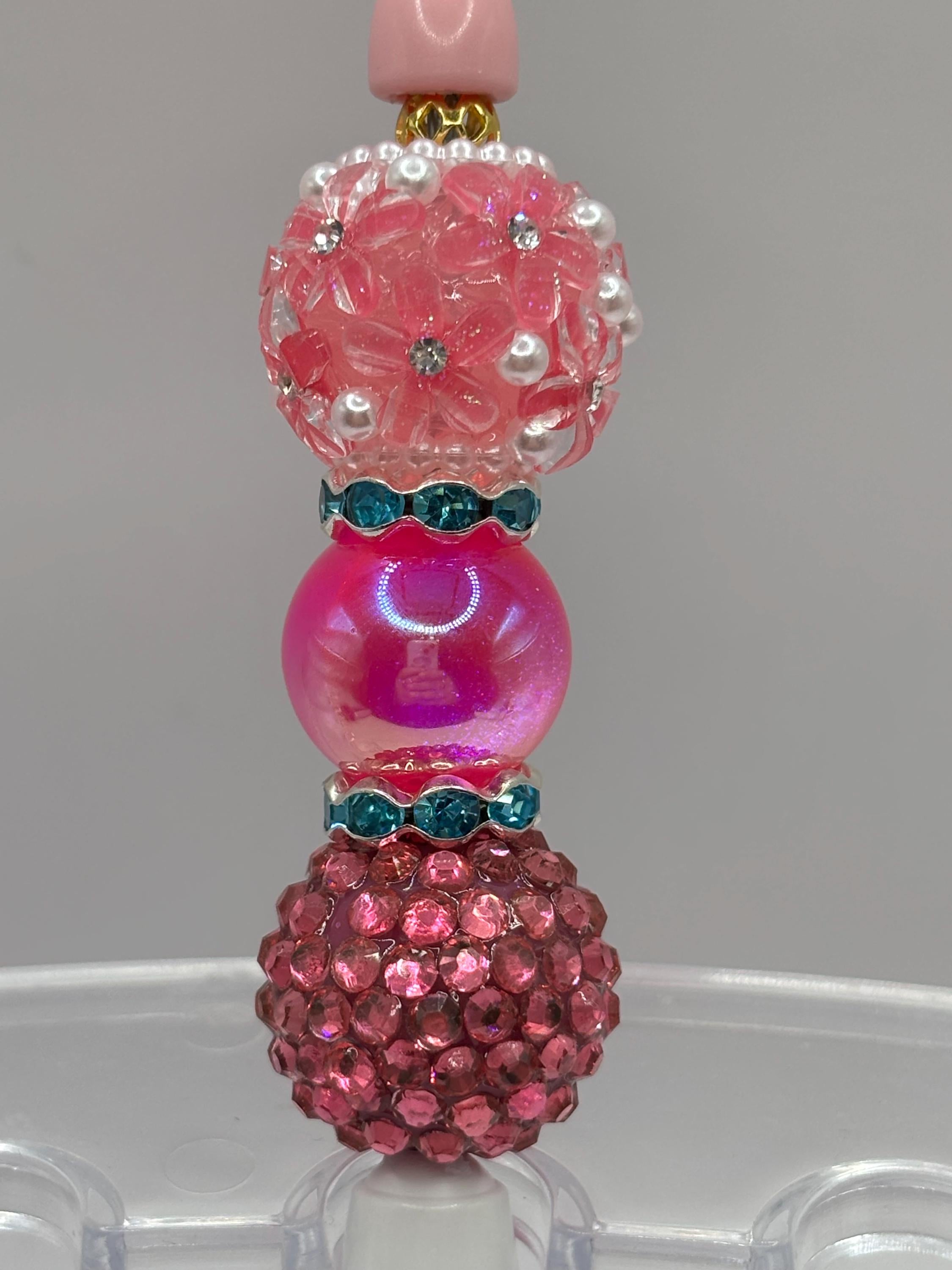 Handmade Beaded Box Cutter | Rhinestone Utility Knife | Glam Craft Tool