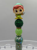 Peter Pan Inspired Beaded Pens | Handmade Character Pens | Cute Rhinestone Pens | Gift for Her | Teacher Gift | Planner Accessories
