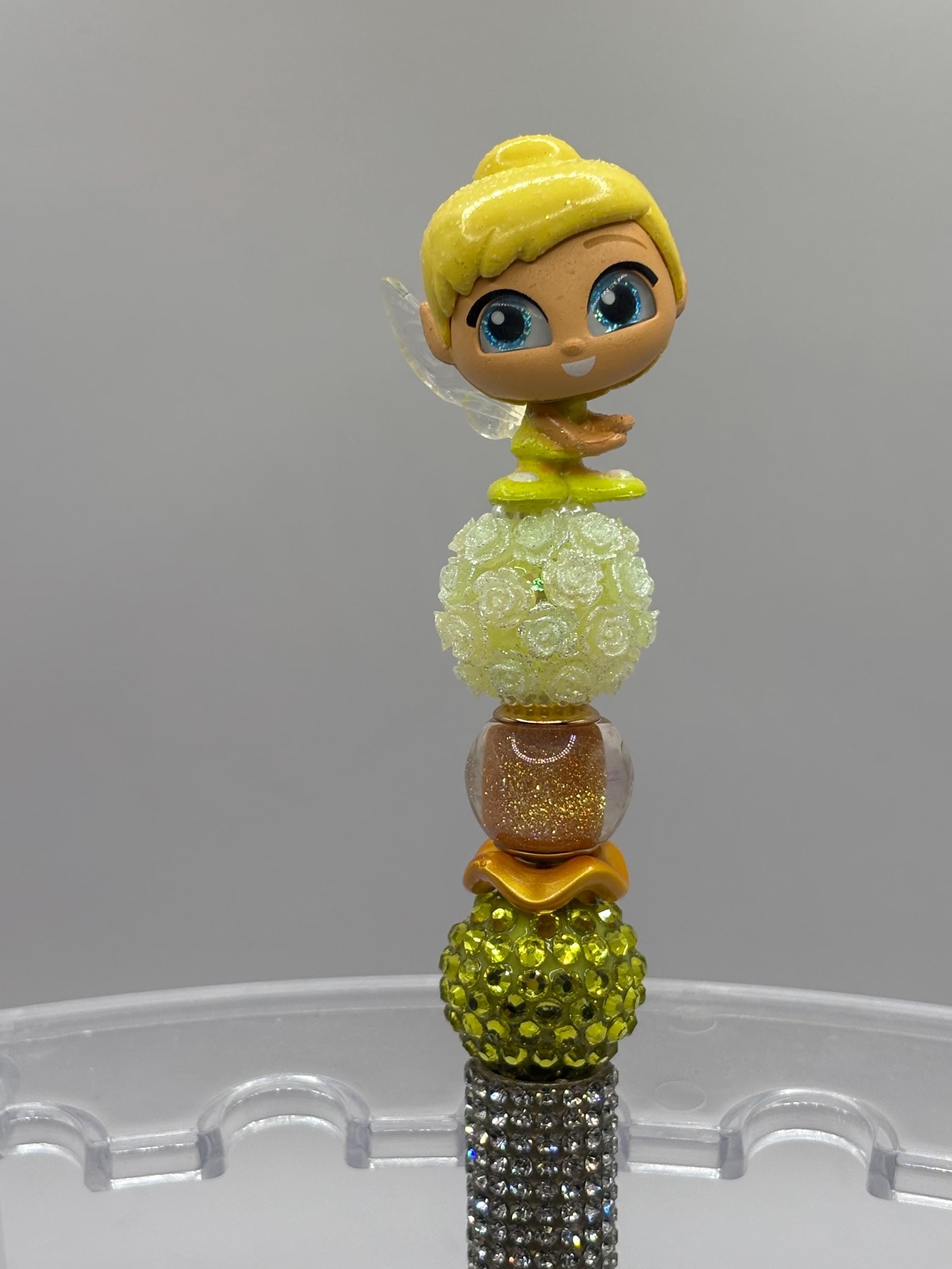 Peter Pan Inspired Beaded Pens | Handmade Character Pens | Cute Rhinestone Pens | Gift for Her | Teacher Gift | Planner Accessories