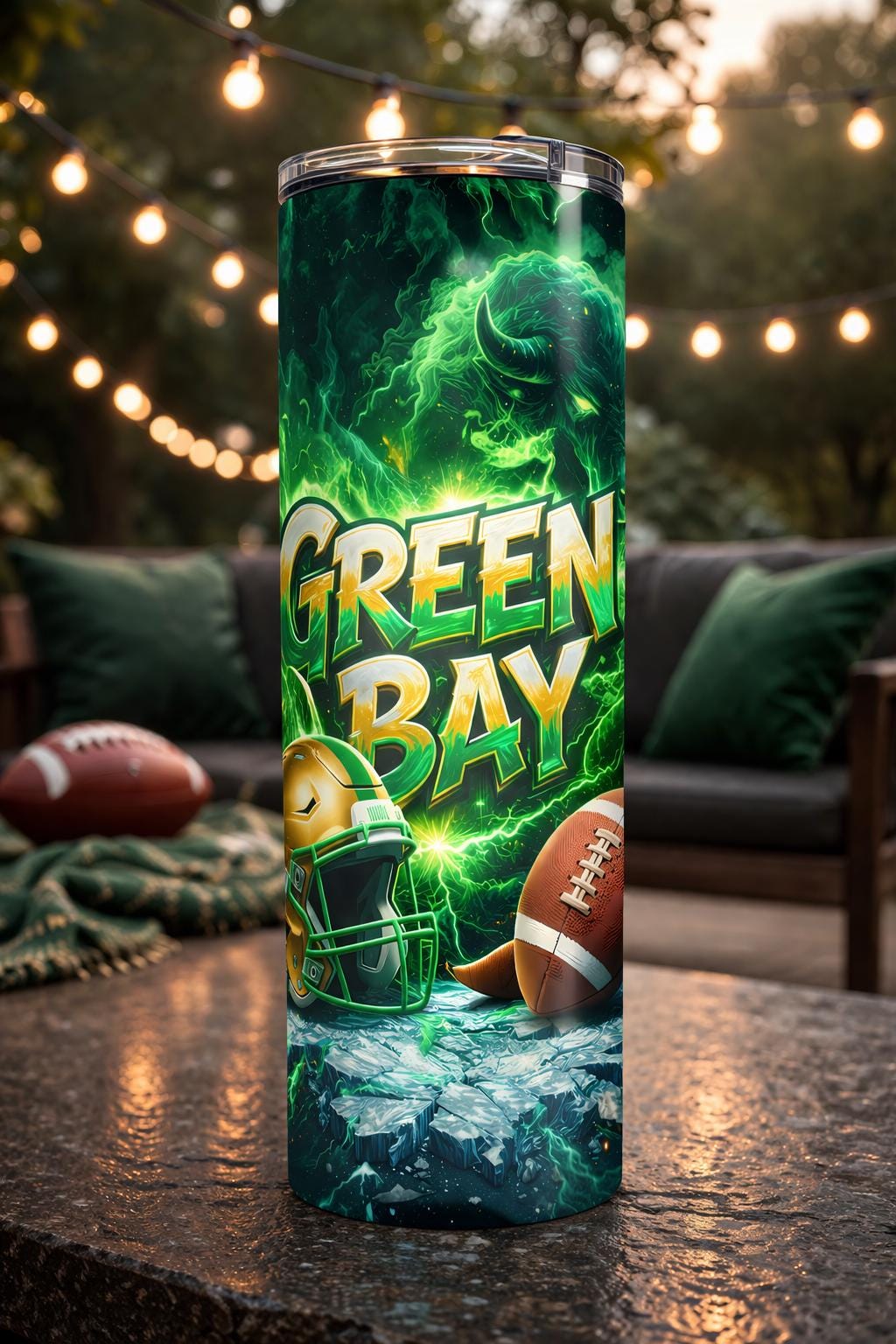 Personalized Photo 20oz Skinny Tumbler, Custom Name Sublimation Cup