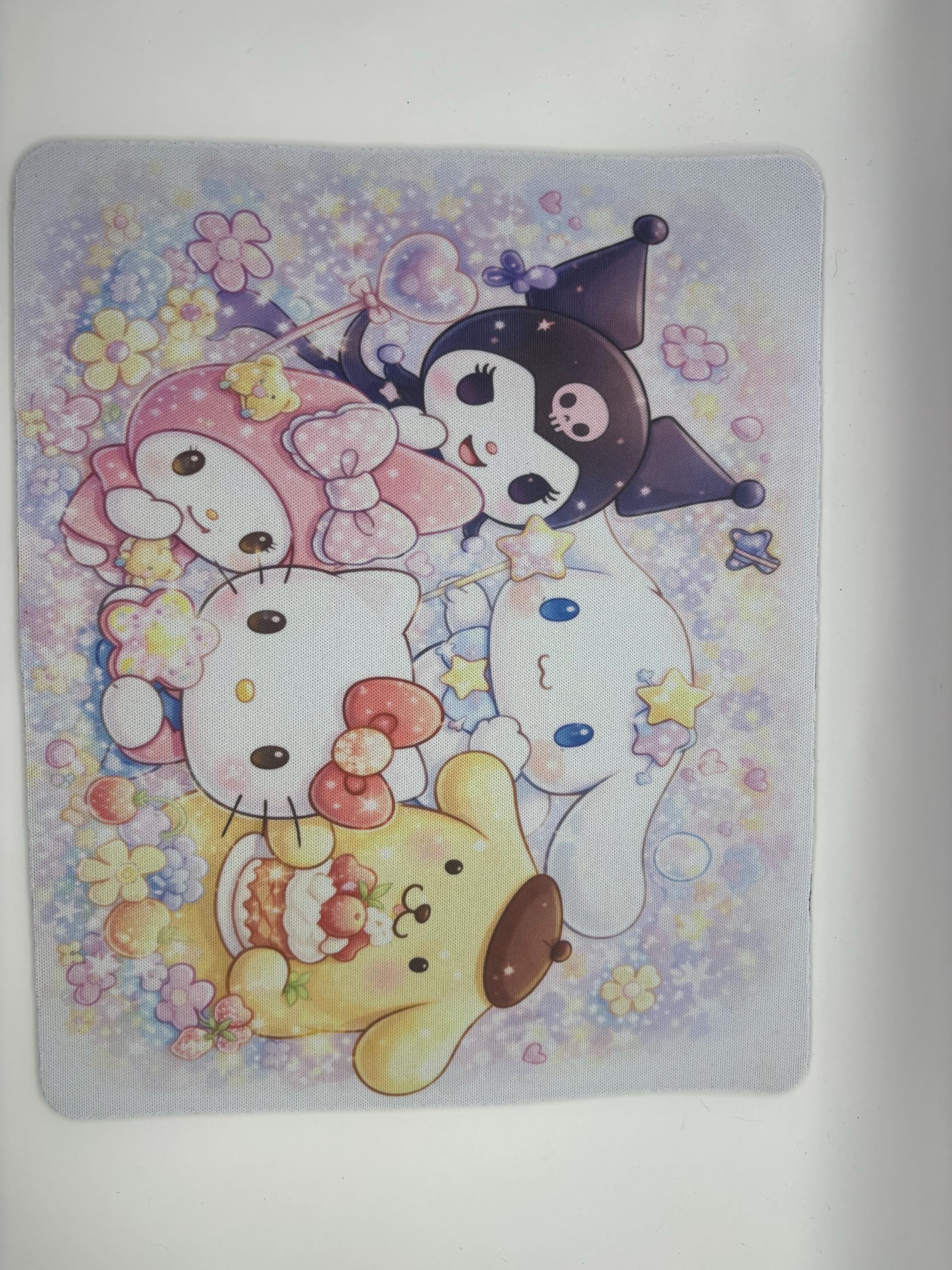 Cute Mouse Pad Desk Accessory | Colorful Non-Slip Office Desk Mat | Personalizable Kawaii Gift