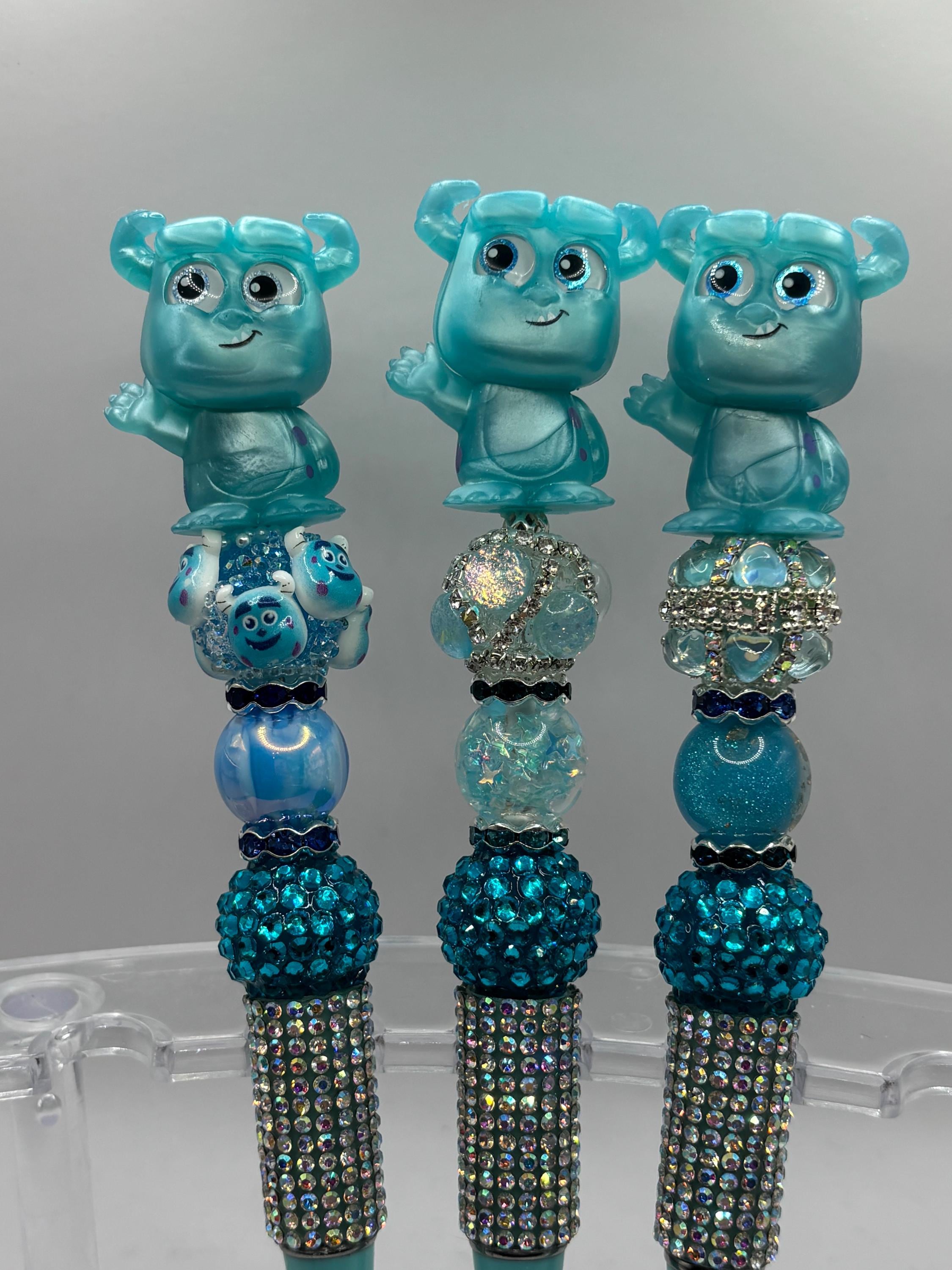 Beaded Character Pens | Rhinestone Desk Accessories | For Teacher Student