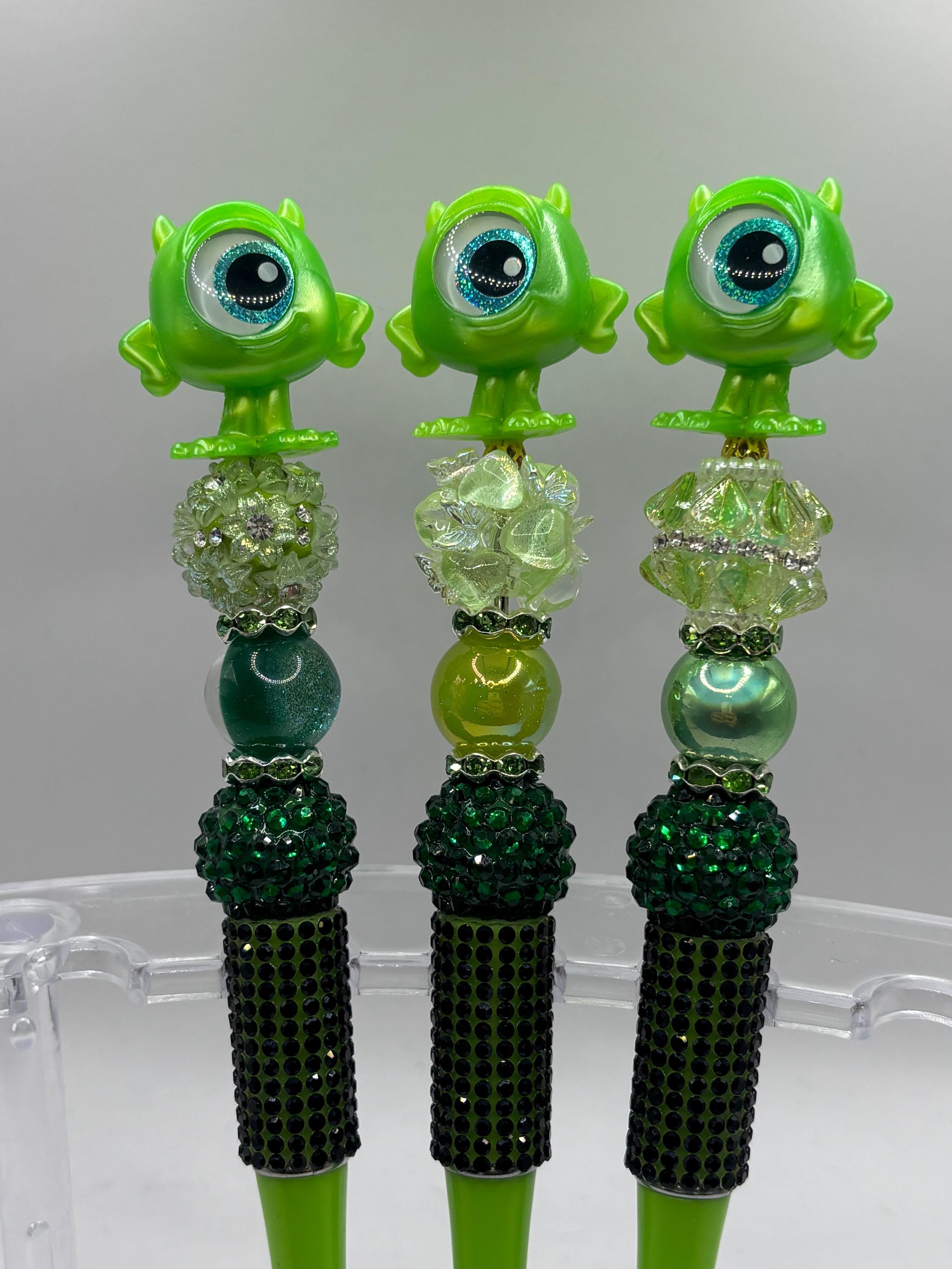 Beaded Character Pens | Rhinestone Desk Accessories | For Teacher Student