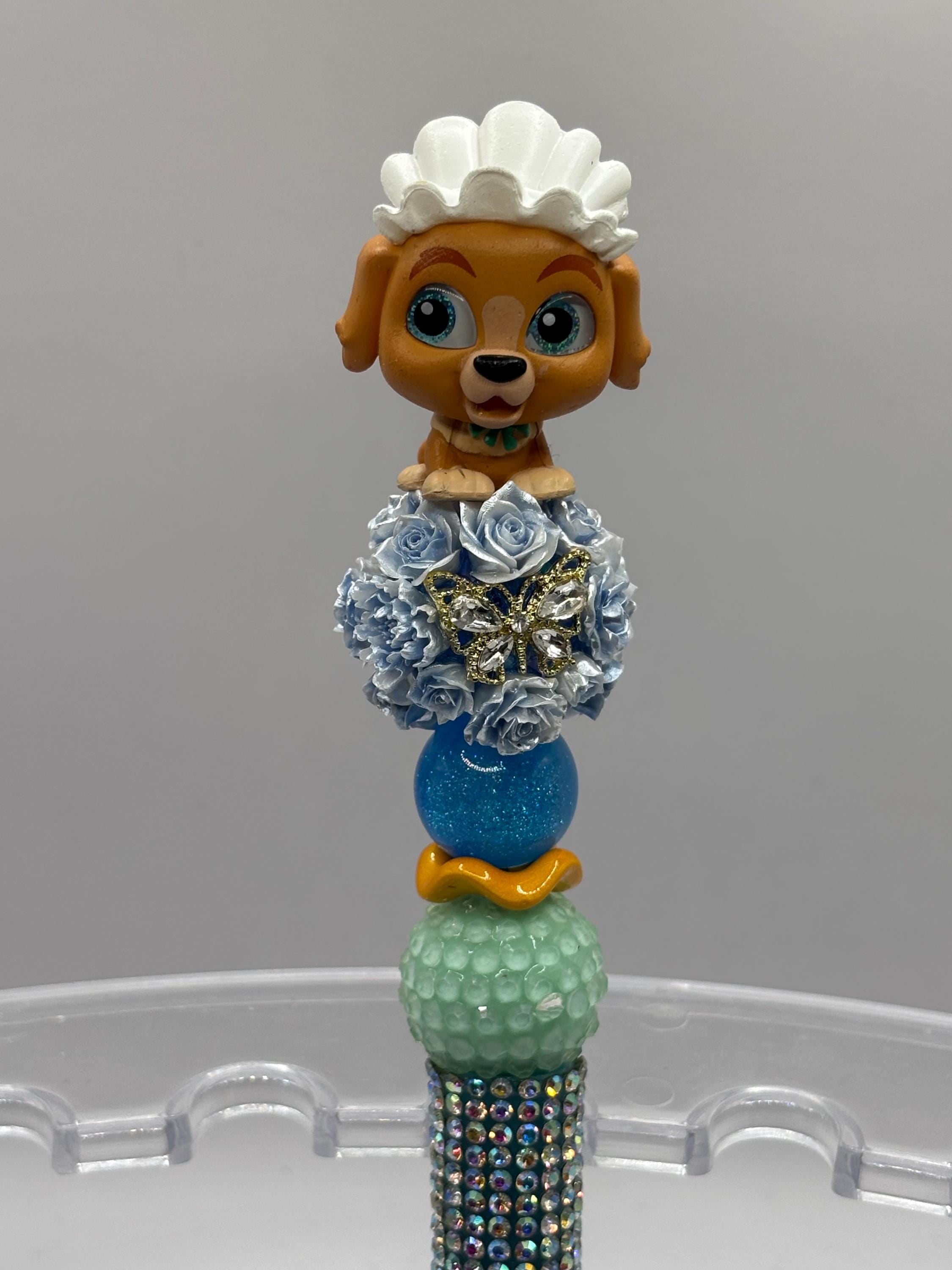Peter Pan Inspired Beaded Pens | Handmade Character Pens | Cute Rhinestone Pens | Gift for Her | Teacher Gift | Planner Accessories