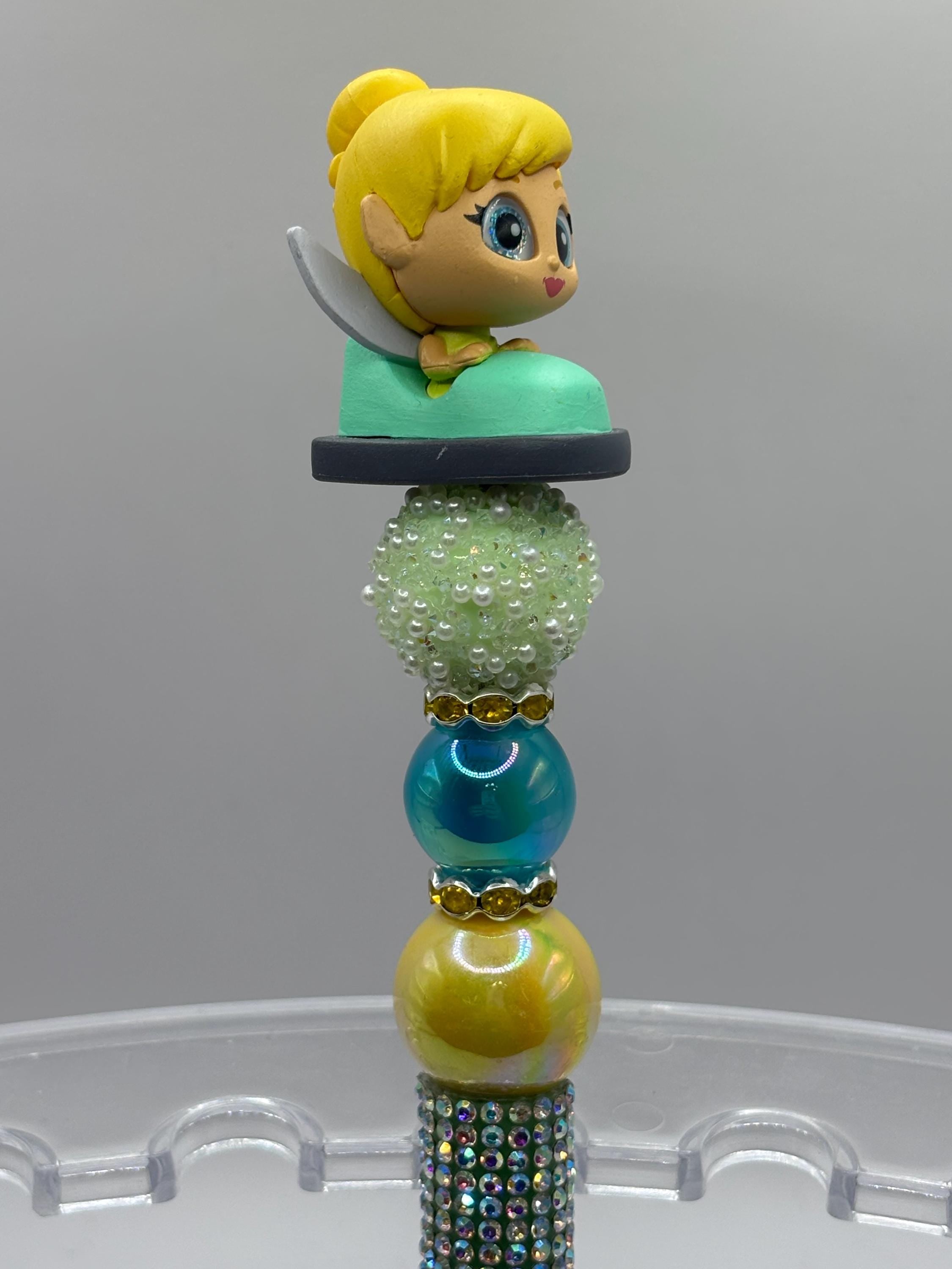 Peter Pan Inspired Beaded Pens | Handmade Character Pens | Cute Rhinestone Pens | Gift for Her | Teacher Gift | Planner Accessories