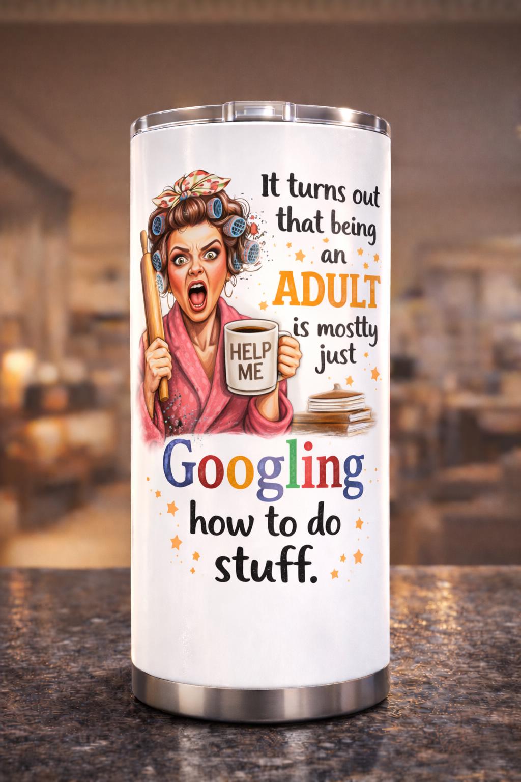 Personalized Photo 20oz Skinny Tumbler, Custom Name Sublimation Cup