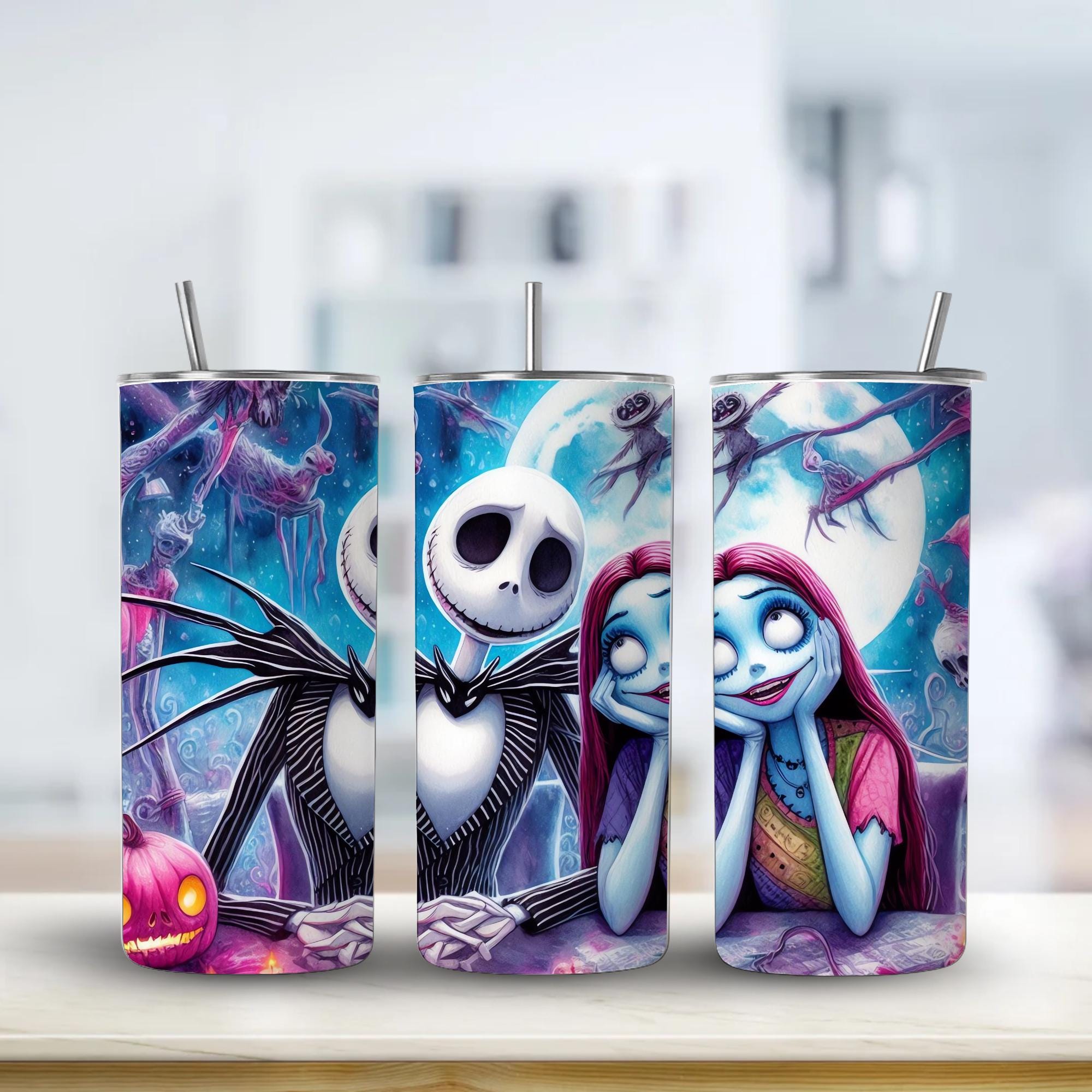 Cartoon Tumbler | 20oz Skinny Sublimation Cup