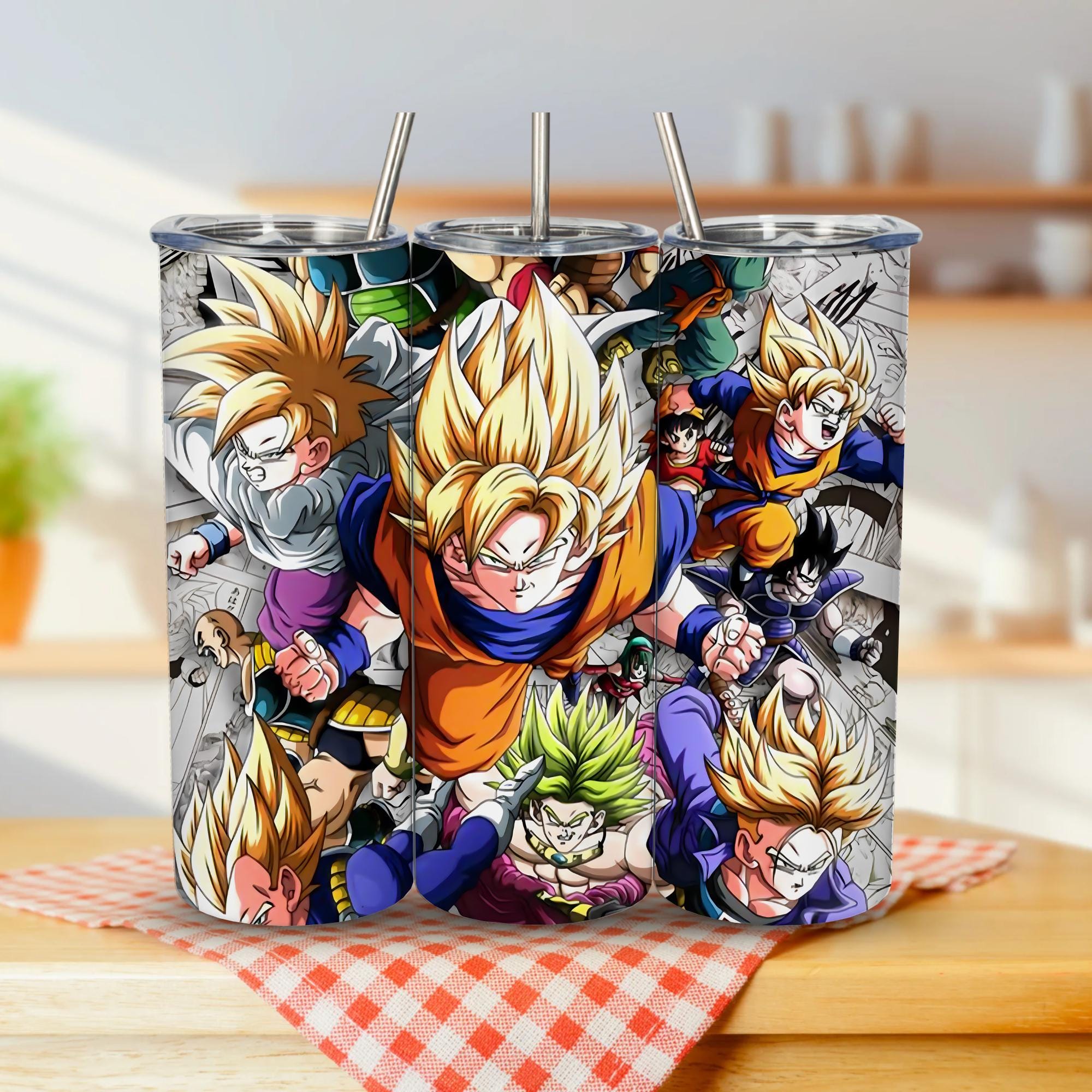 Cartoon Tumbler | 20oz Skinny Sublimation Cup