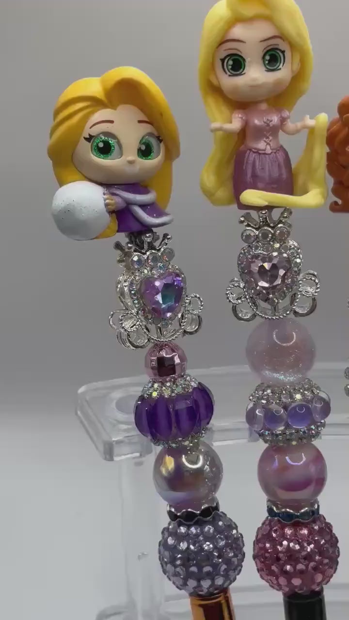 Princess Beaded Wax Pens | Diamond Painting Wax Pens | Handmade Rhinestone Stylus | Gift for Crafters