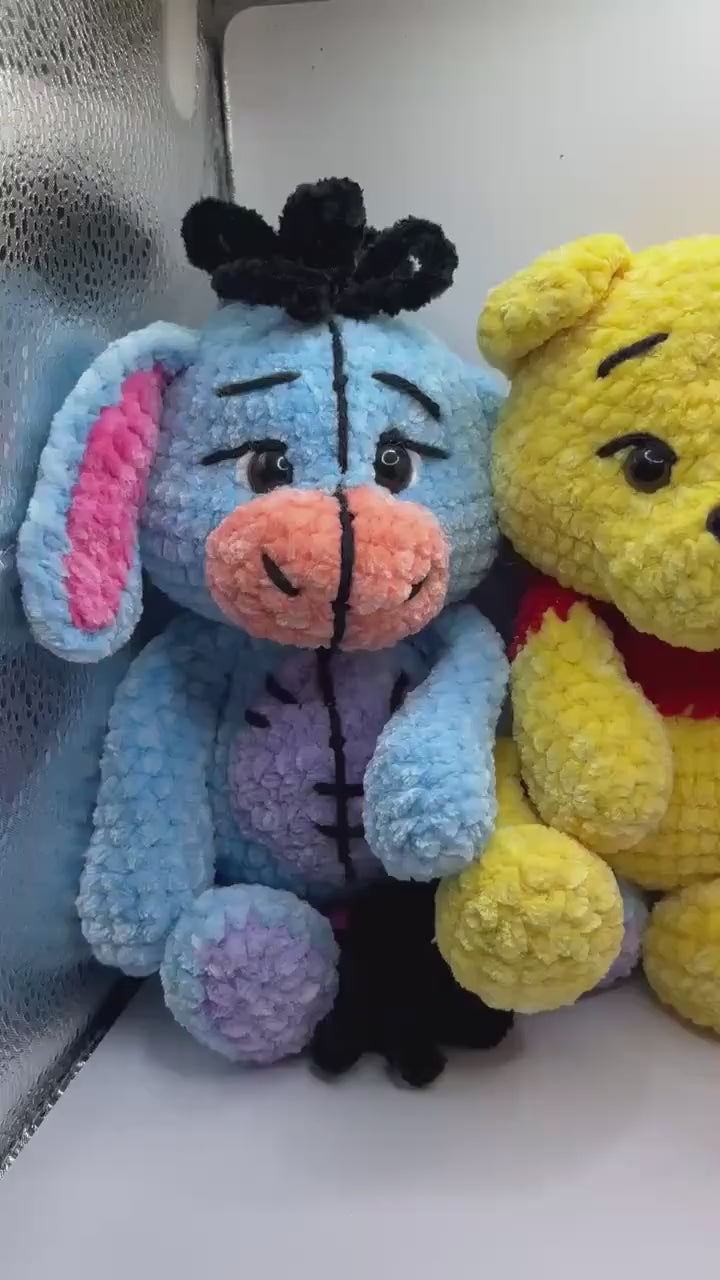 Chenille Crochet Plush Toy | Handmade Amigurumi Animal