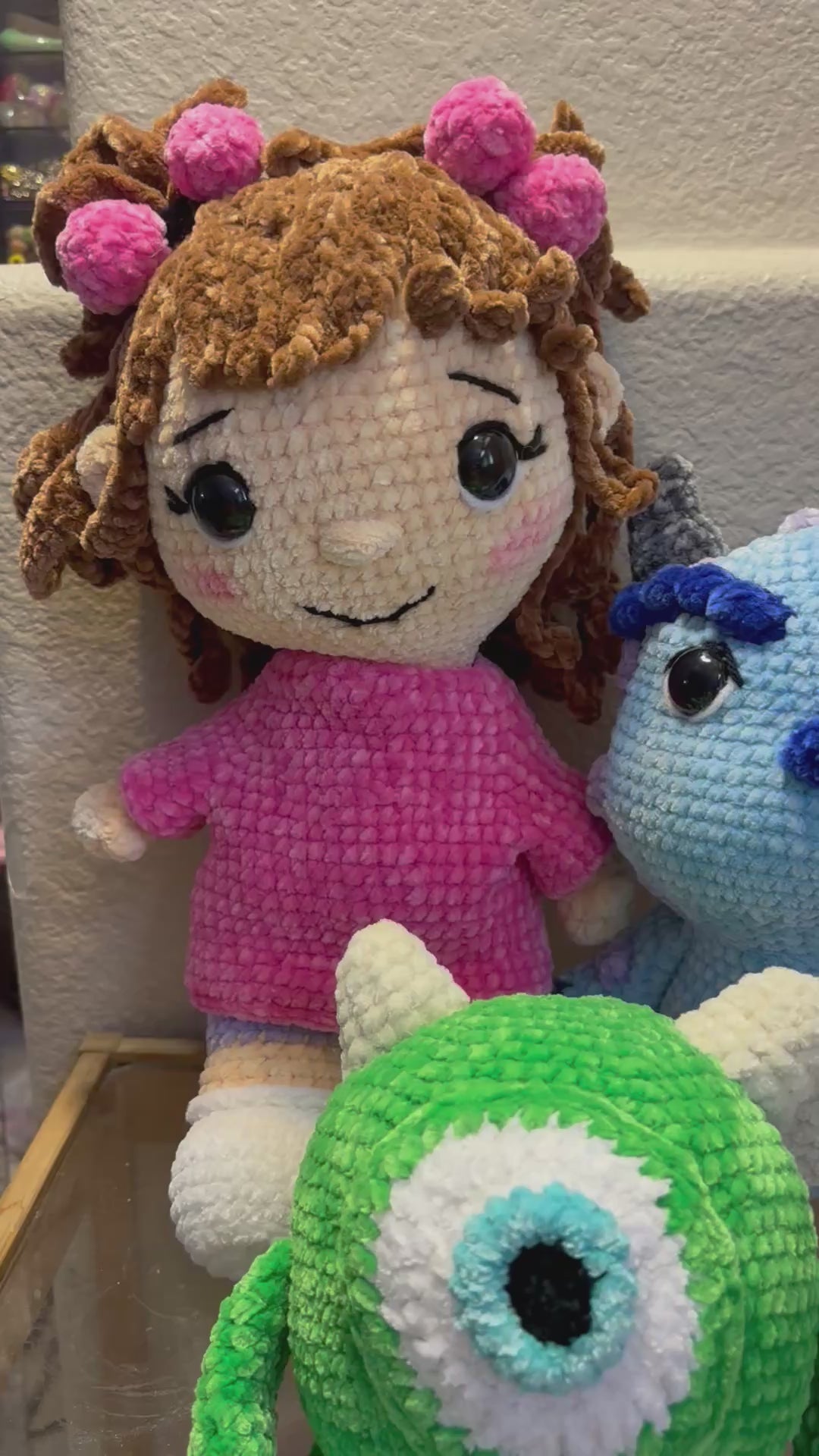 Monsters Inc Crochet Plush – Handmade Amigurumi | Choose Your Character