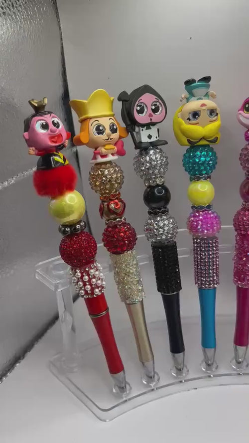 Alice in Wonderland Character Pens with Black Ink Refill