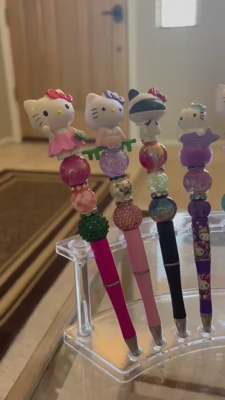 Hello Kitty Pens with Extra Black Ink Refill